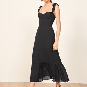 Reformation Nikita Dress in Black